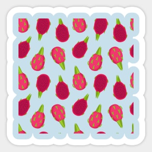 dragon fruit pattern Sticker